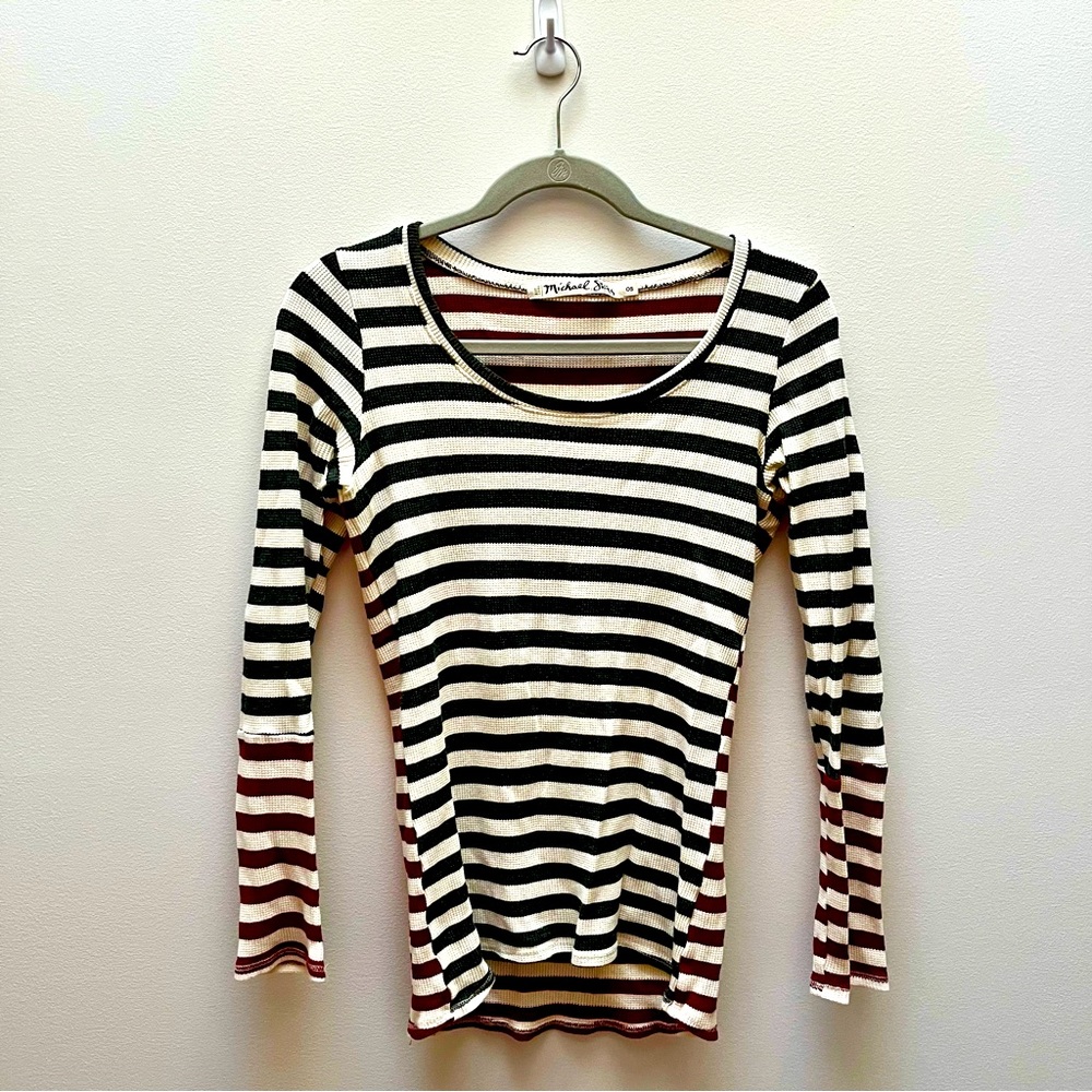 Michael Stars Waffle Knit Long Sleeve